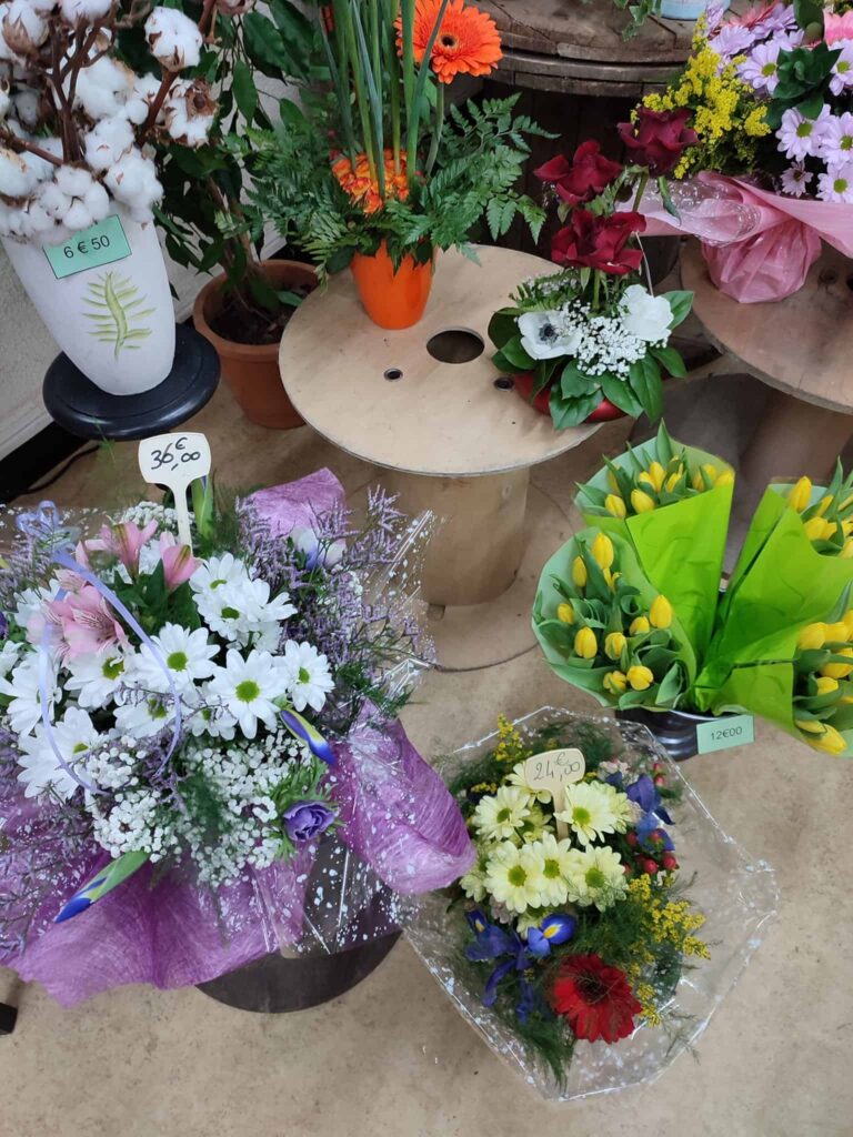 Bouquets de marguerites et fleurs de saison, La Roseraie Bapaume